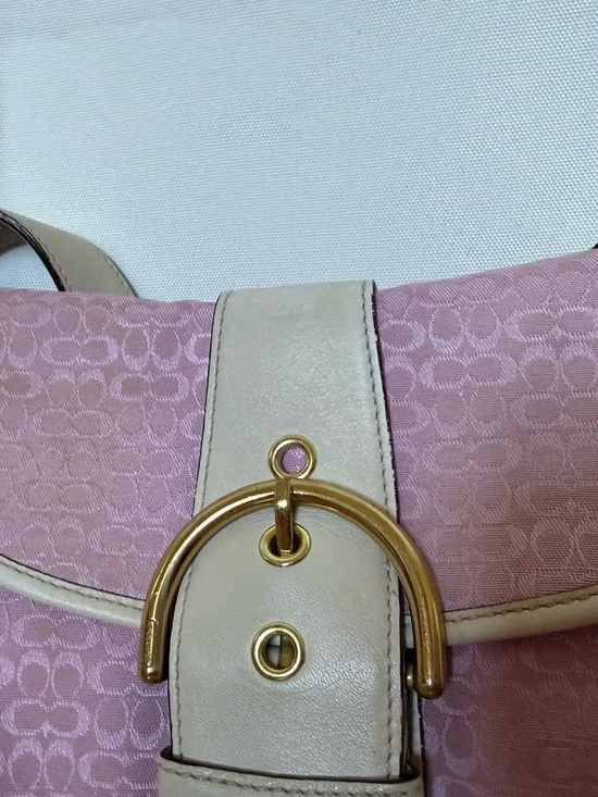 Coach Mini Soho pink and white y2k purse - Picture 5 of 16